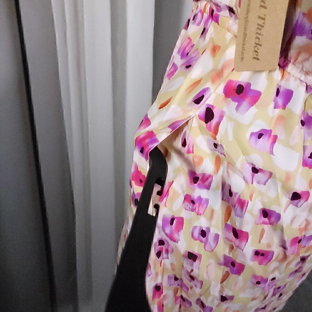 Lizard Thicket Halter Mini Flower Dress Size M (NWT) - Picture 5 of 8